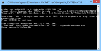 PowerArchiver Command Line screenshot 3