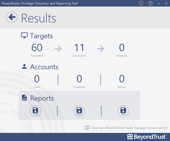 PowerBroker Privilege Discovery and Reporting Tool screenshot 4