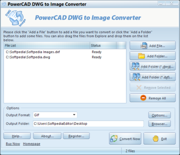 PowerCAD DWG to Image Converter screenshot