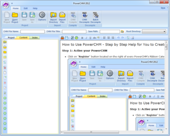 PowerCHM screenshot