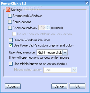 PowerClick screenshot