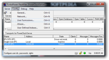 PowerClockServer screenshot 2