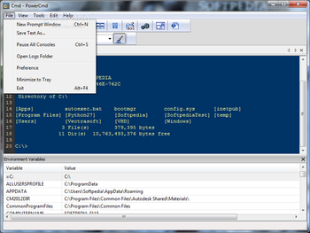 PowerCmd screenshot 2