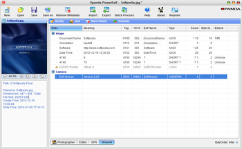 PowerExif Professional screenshot
