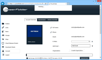 PowerFolder screenshot 6