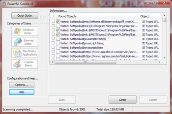 Powerful Cookies screenshot