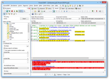PowerGREP screenshot