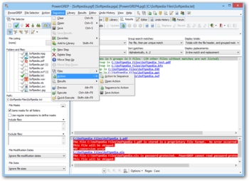 PowerGREP screenshot 11