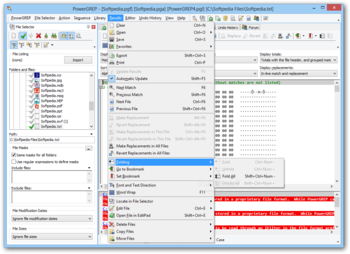 PowerGREP screenshot 12