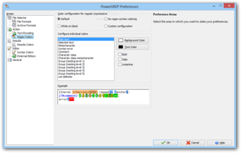 PowerGREP screenshot 19
