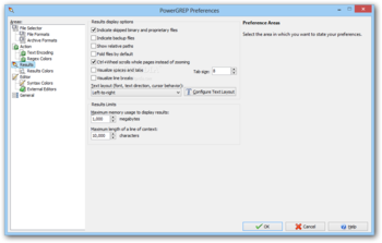 PowerGREP screenshot 20