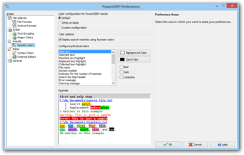PowerGREP screenshot 21