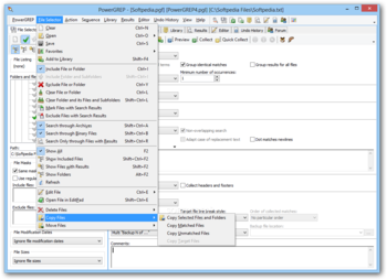 PowerGREP screenshot 9