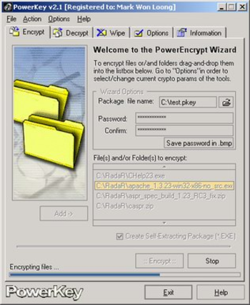 PowerKey screenshot