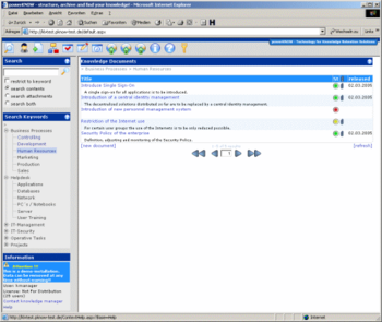 powerKNOW screenshot 2