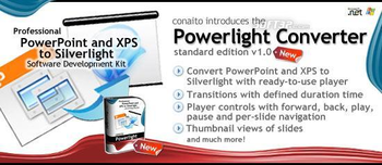 Powerlight Converter - Easy and rapid PowerPoint and XPS to Silverlight converting screenshot 3