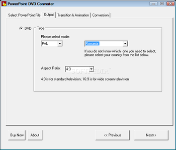 PowerPoint DVD Converter screenshot