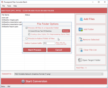 PowerPoint File Converter Batch screenshot 3