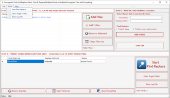 Powerpoint Find and Replace Batch screenshot 3
