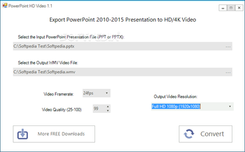 PowerPoint HD Video screenshot