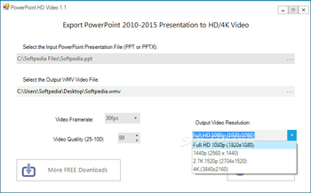 PowerPoint HD Video screenshot 2