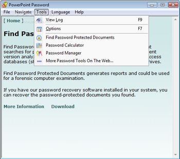 PowerPoint Password screenshot 2