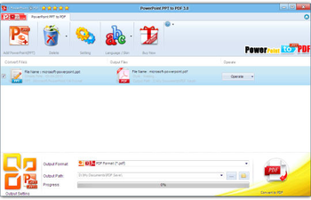 PowerPoint PPT to PDF screenshot