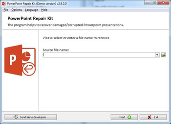 PowerPoint Repair Kit screenshot