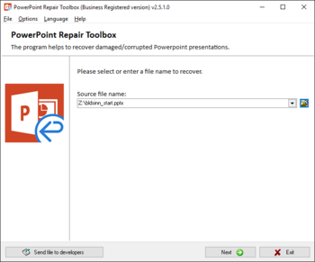 PowerPoint Repair Toolbox screenshot 2