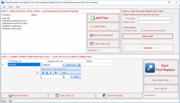 PowerPoint Search and Replace Tool screenshot 2