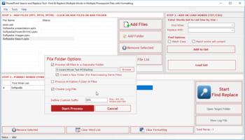 PowerPoint Search and Replace Tool screenshot 3