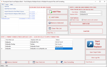 PowerPoint Search & Replace Batch screenshot 4