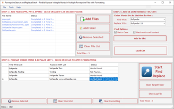 PowerPoint Search & Replace Batch screenshot 6