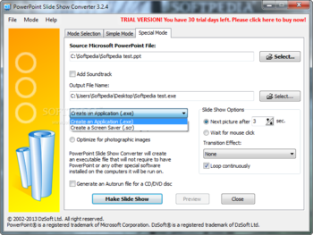 PowerPoint Slide Show Converter screenshot 3