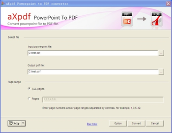 PowerPoint to PDF Converter screenshot