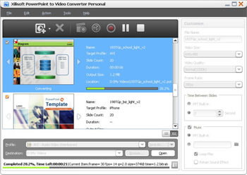 PowerPoint to Video Converter Free screenshot