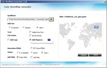 PowerPoint Worldmap screenshot 3