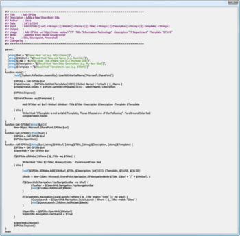 PowerShell Scripts screenshot