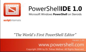 PowerShellIDE screenshot