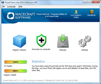 PowerTools Lite 2013 screenshot