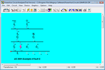 PowerVue Circuit Analyzer screenshot