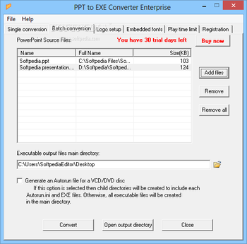PPT to EXE Converter Enterprise screenshot 2