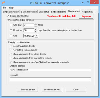 PPT to EXE Converter Enterprise screenshot 5
