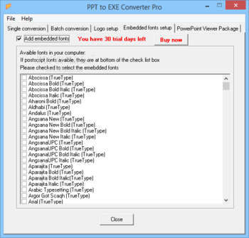 PPT to EXE Converter Pro screenshot 4