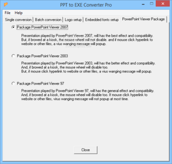 PPT to EXE Converter Pro screenshot 5