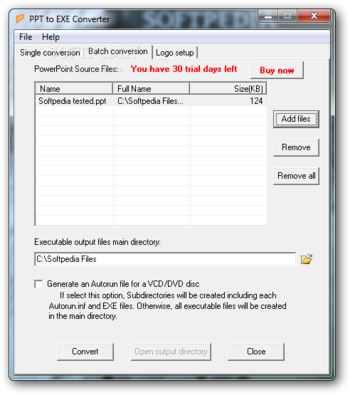 PPT to EXE Converter screenshot 2