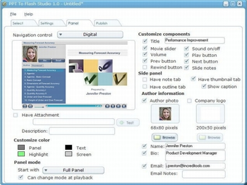 PPT To Flash Studio screenshot