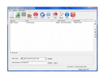 Ppt to Pdf Converter 3000 screenshot