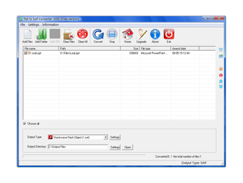 Ppt To Swf Converter 3000 screenshot