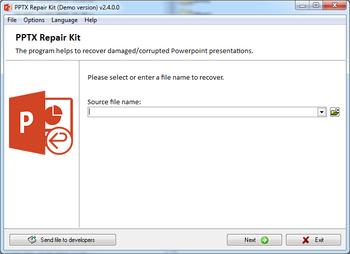 PPTX Repair Kit screenshot